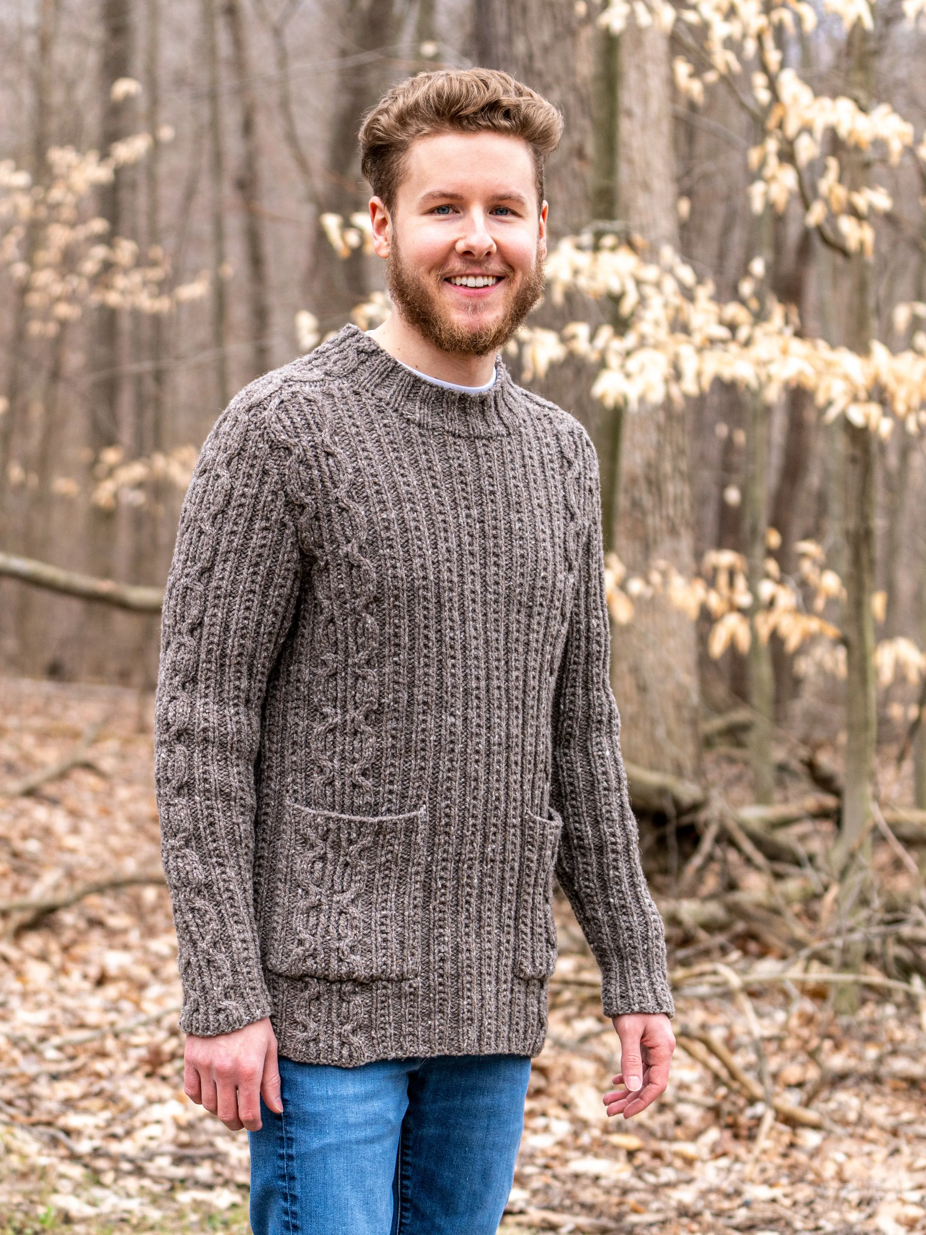 Knotty Pine Cardigan <br/><small>knitting pattern</small>