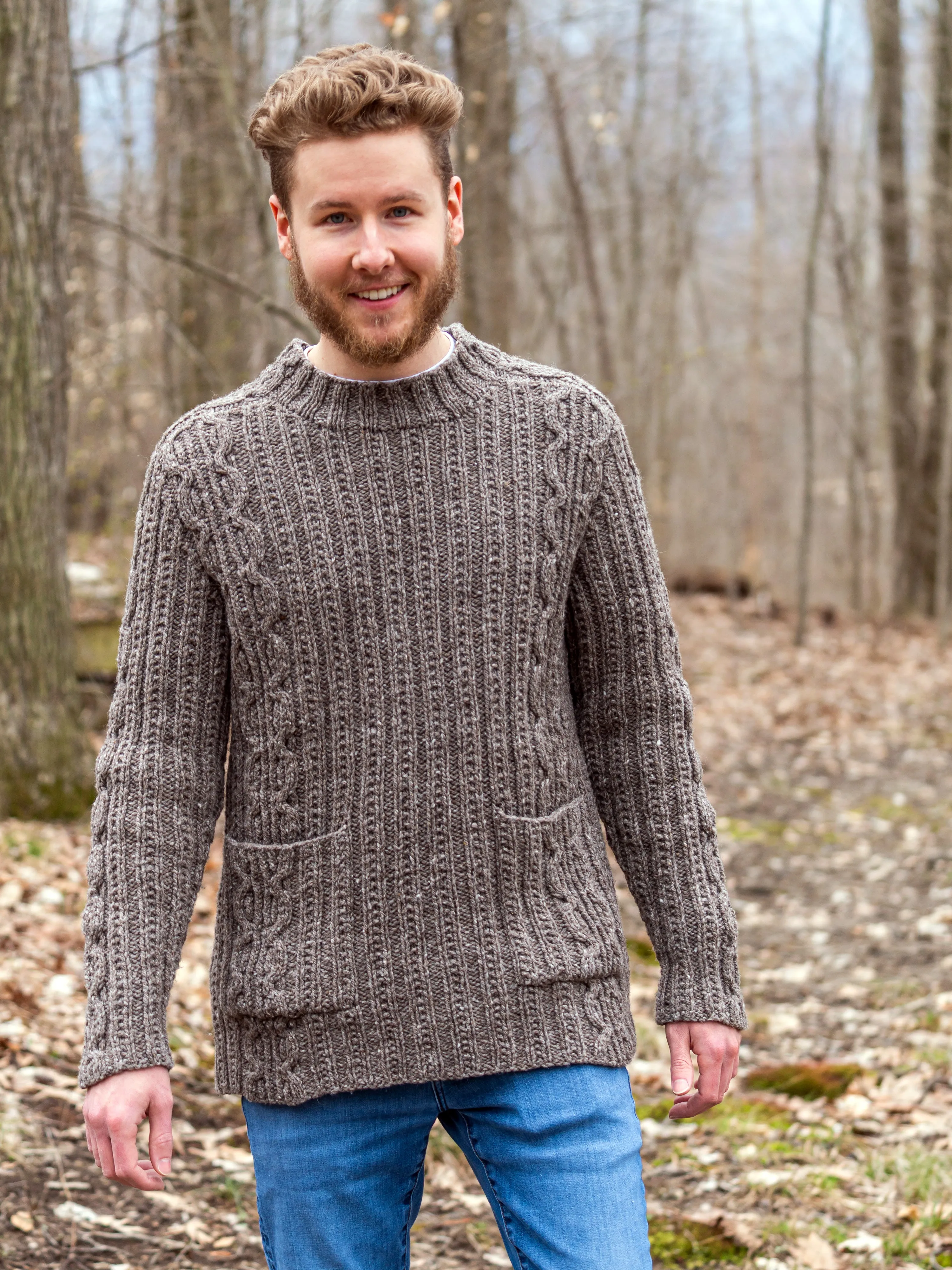 Knotty Pine Cardigan <br/><small>knitting pattern</small>