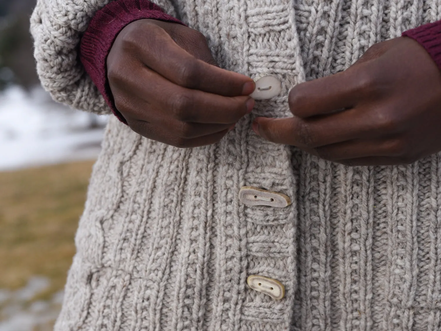 Knotty Pine Cardigan <br/><small>knitting pattern</small>