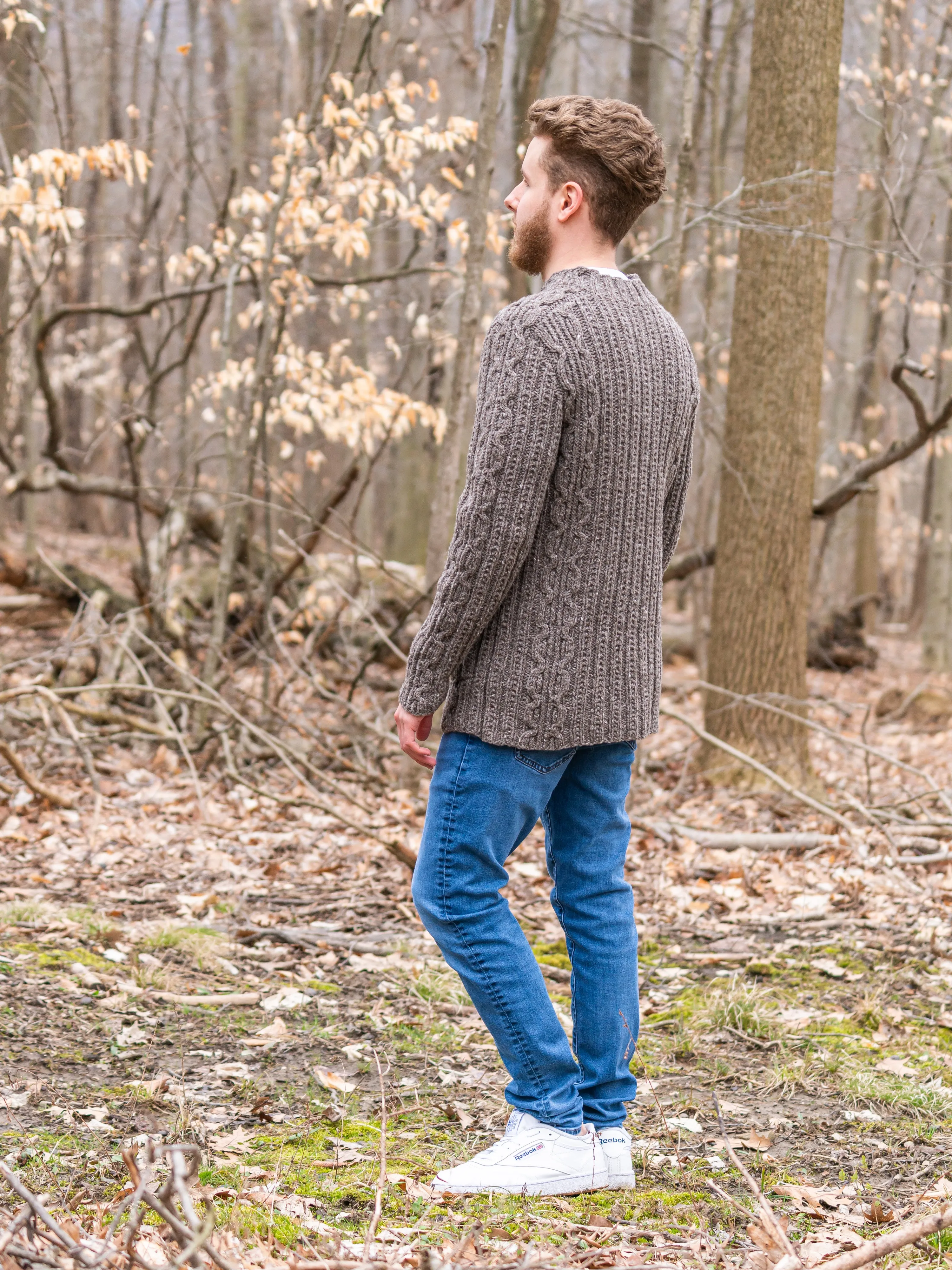 Knotty Pine Cardigan <br/><small>knitting pattern</small>