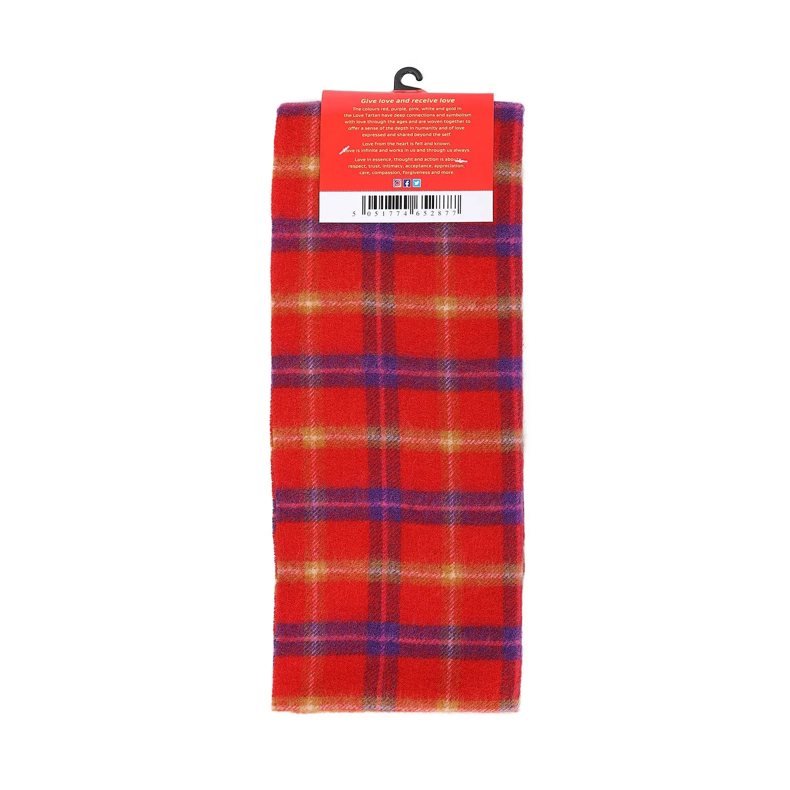 Lambswool Scottish Tartan Clan Scarf Love Tartan