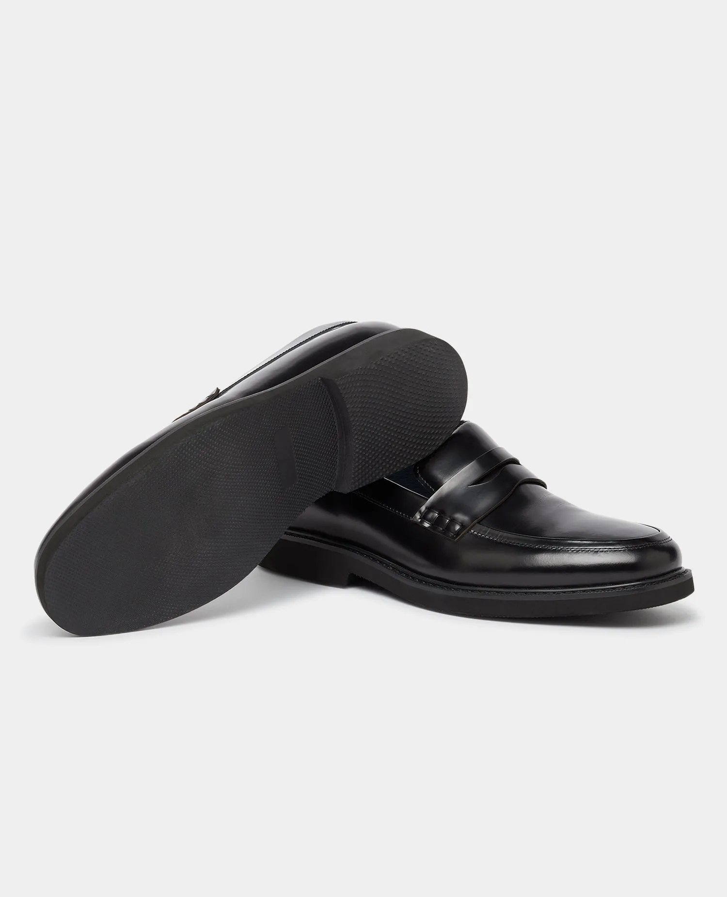 Leather Slip On Loafer