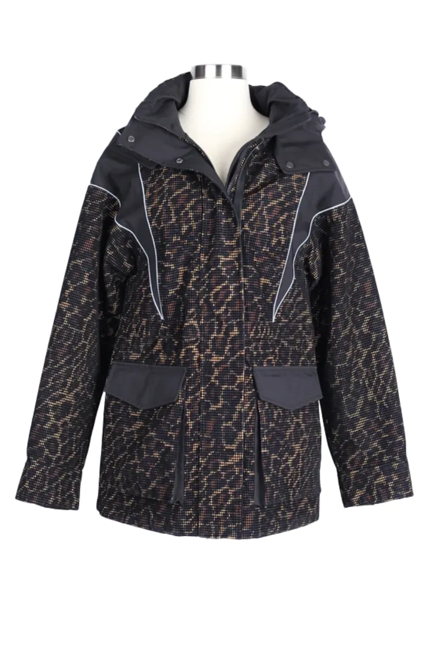 Leopard Print Down Puffer Jacket