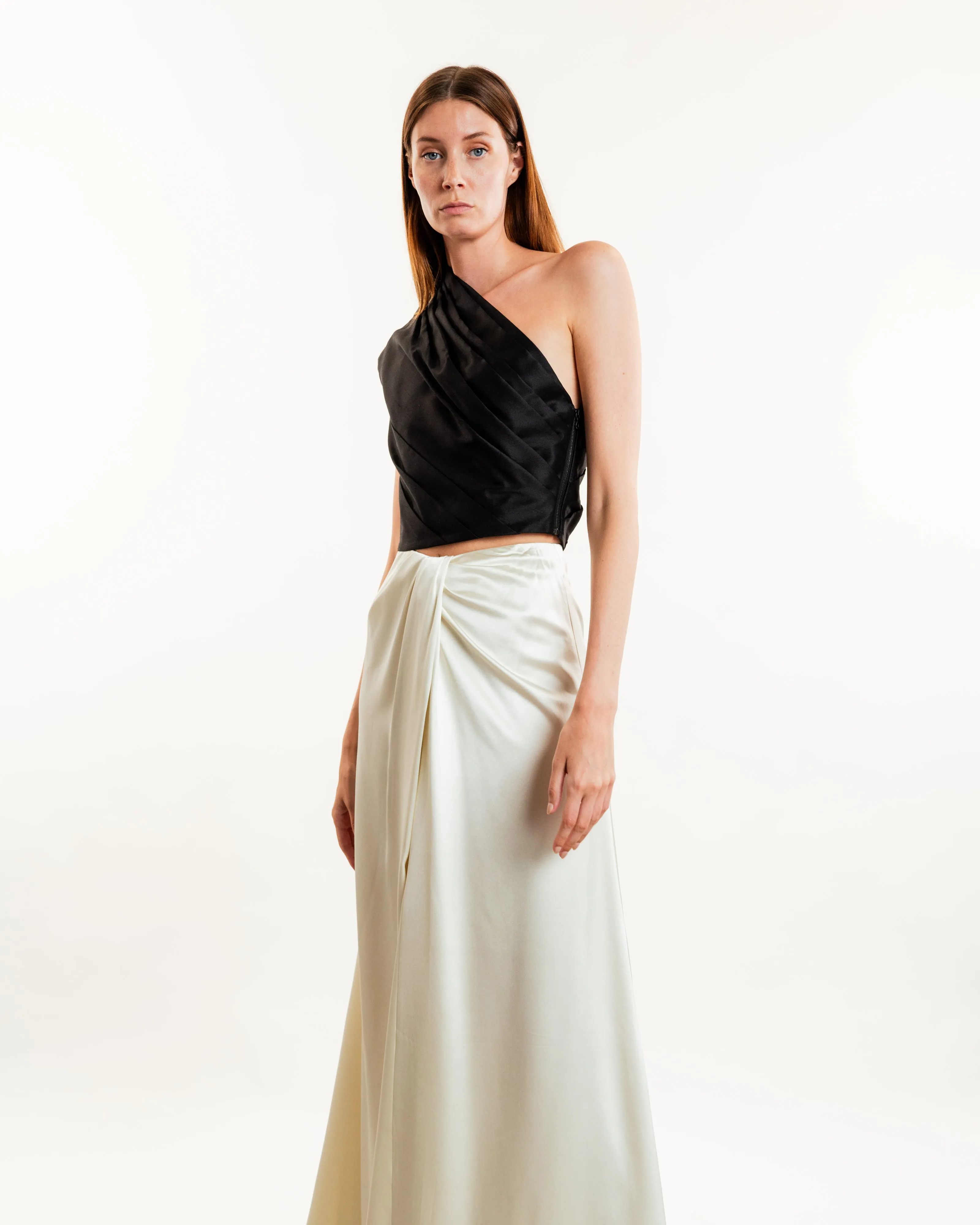 Leticia Draped Maxi Skirt