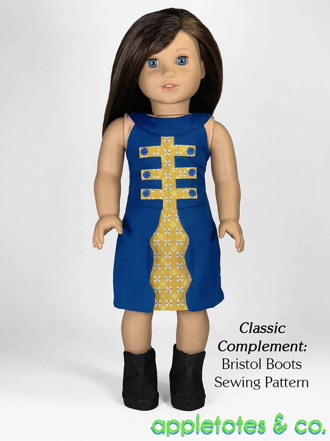 Lizzie Dress 18 Inch Doll Sewing Pattern