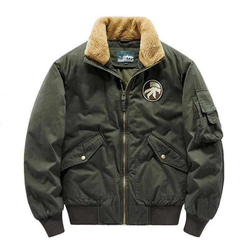 Men's Winter Sherpa Lined Airmen Jacket