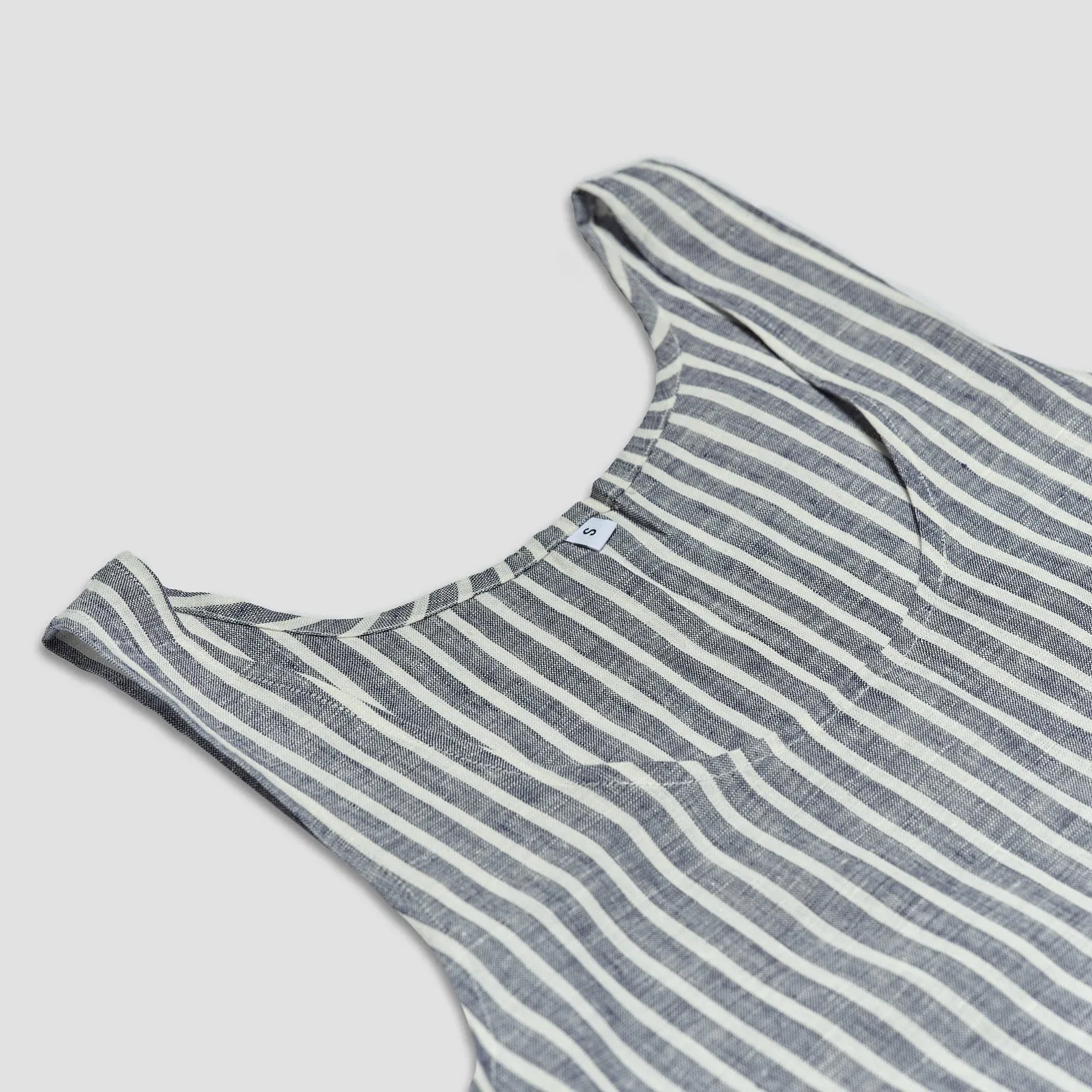 Midnight Stripe Linen Cami Top