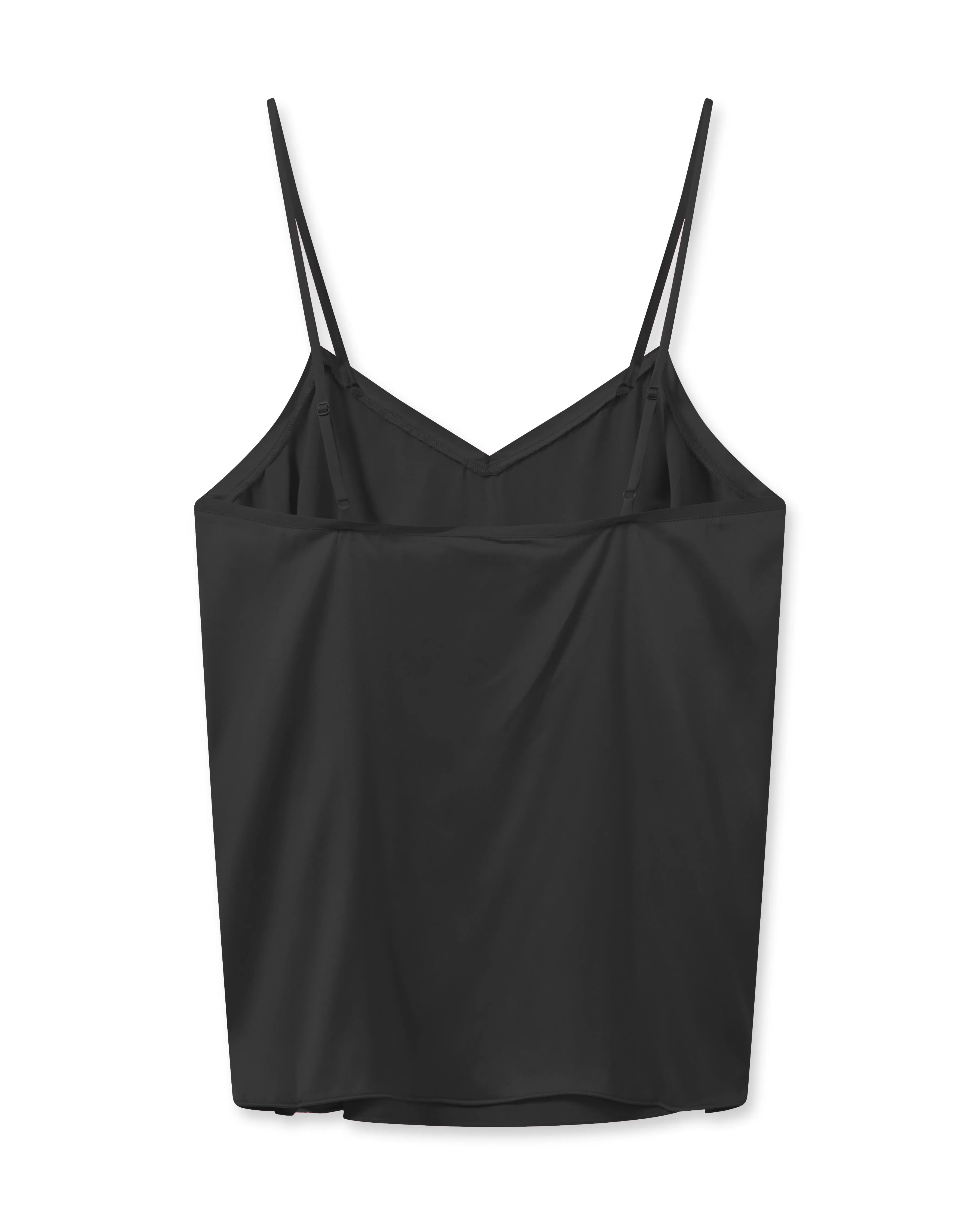 MMDitte Silk Singlet Black