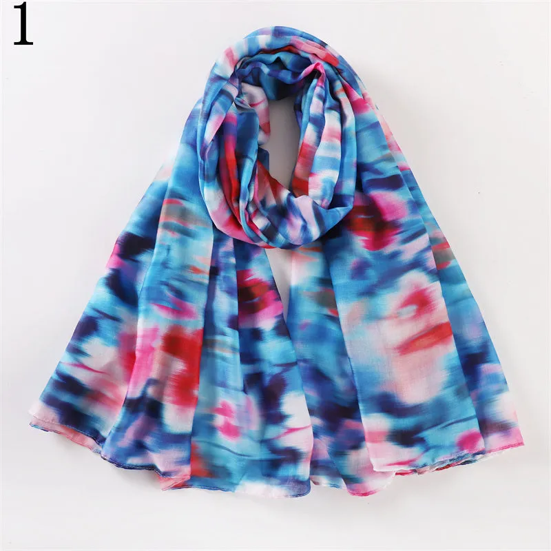 MYP010 Fashionable starry sky quicksand printed scarf