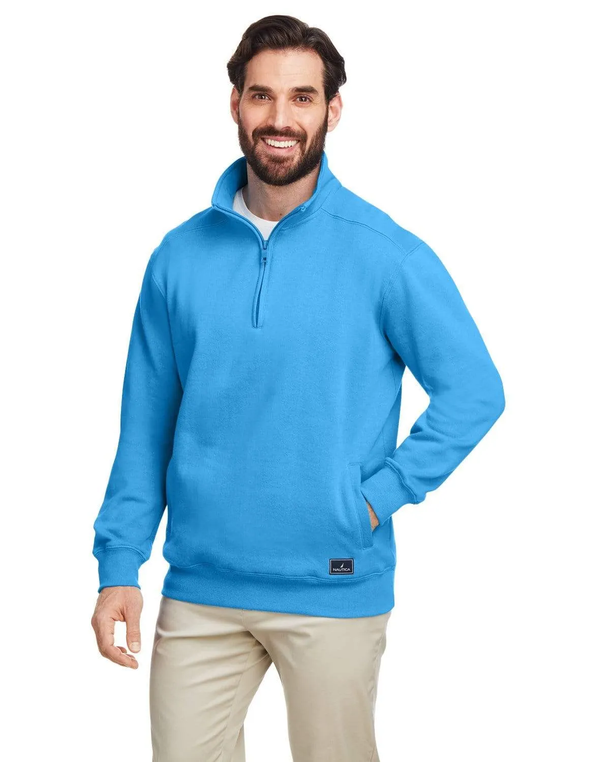 Nautica - Men's Anchor Quarter-Zip Pullover