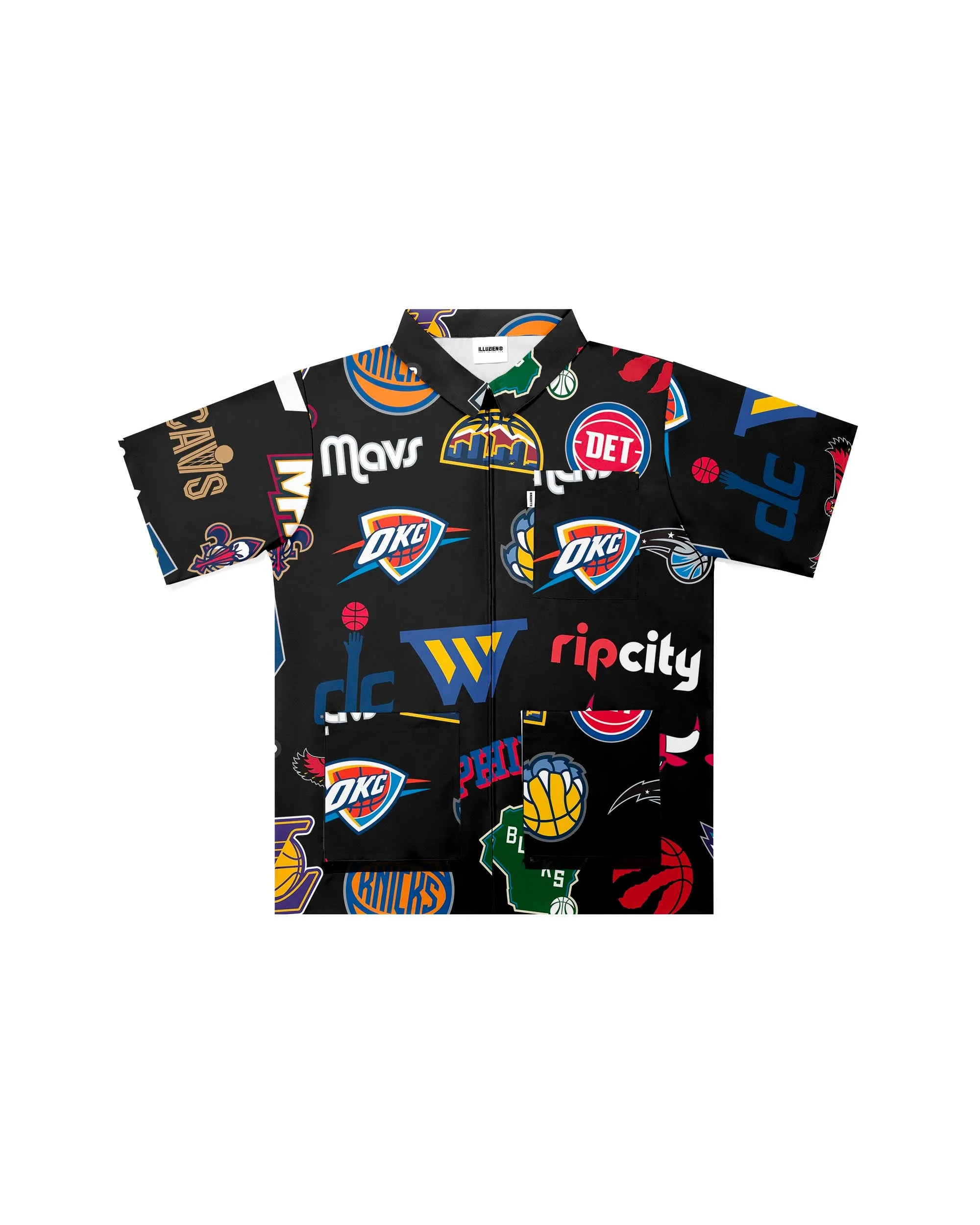 NBA SECONDARY Multi-Logo Traditional Barber Jacket