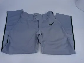 Nike Boys Size Small Grey Green Baseball Pants