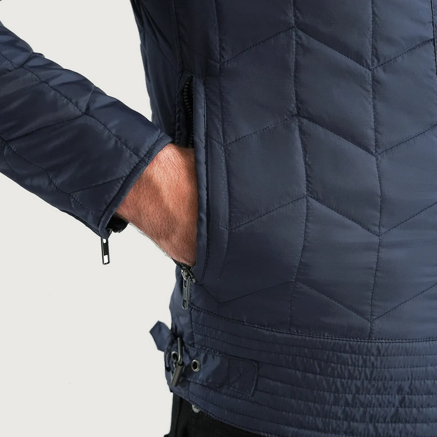 Nyle Quilted Windbreaker Jacket