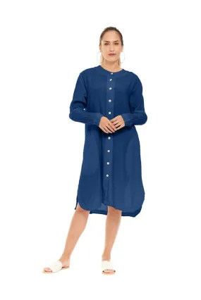 Oh My Gauze Pier Tunic Dress Sapphire