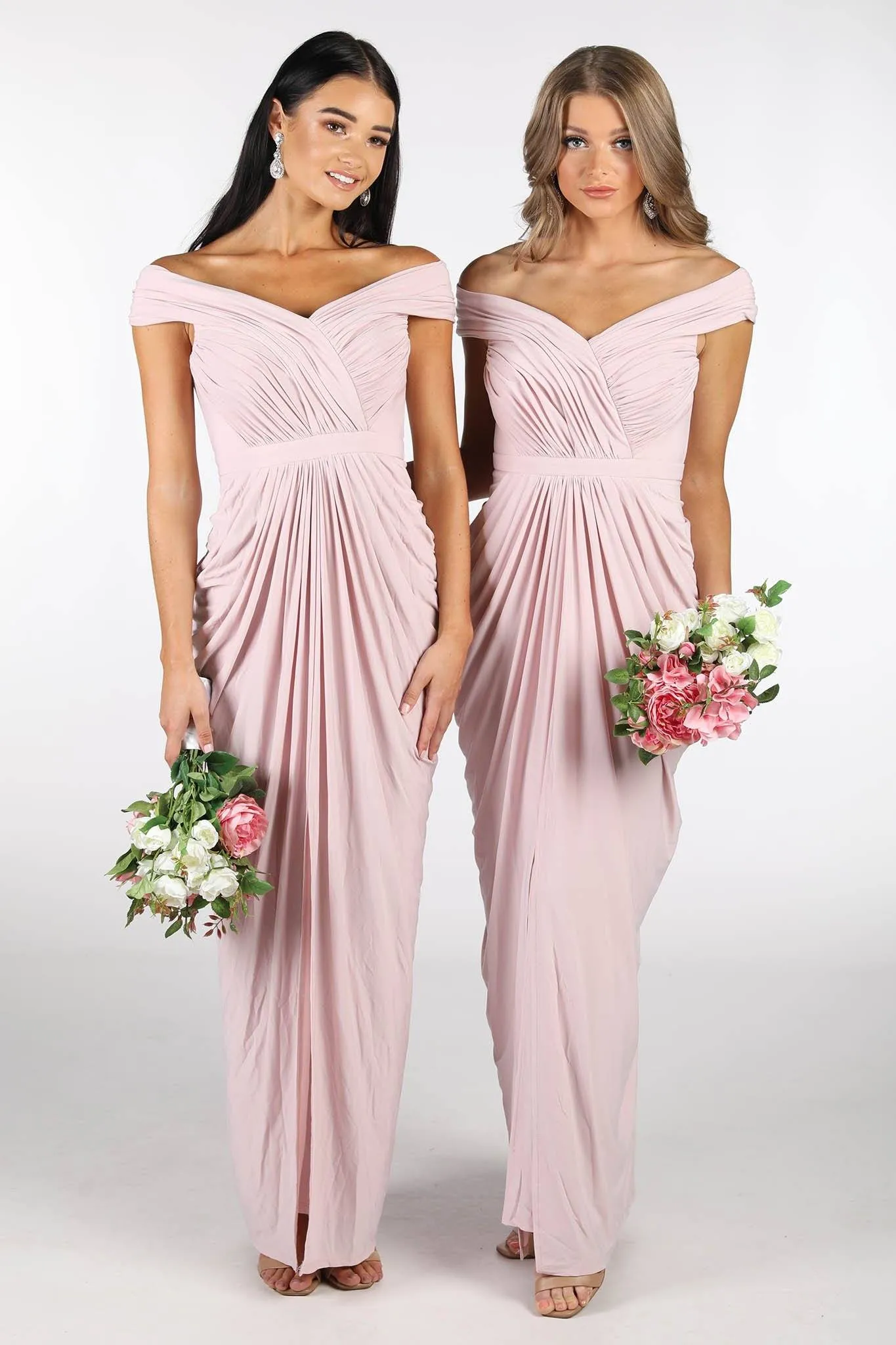 Olivia Bridesmaids Dress - Dusty Pink (XS - Clearance Sale)