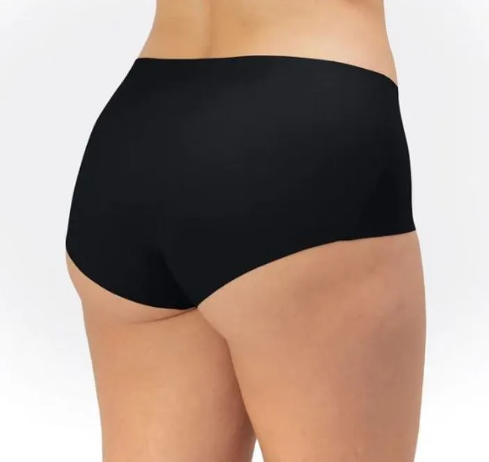 Panty Promise Seamless Mid-Rise Bikini - Black