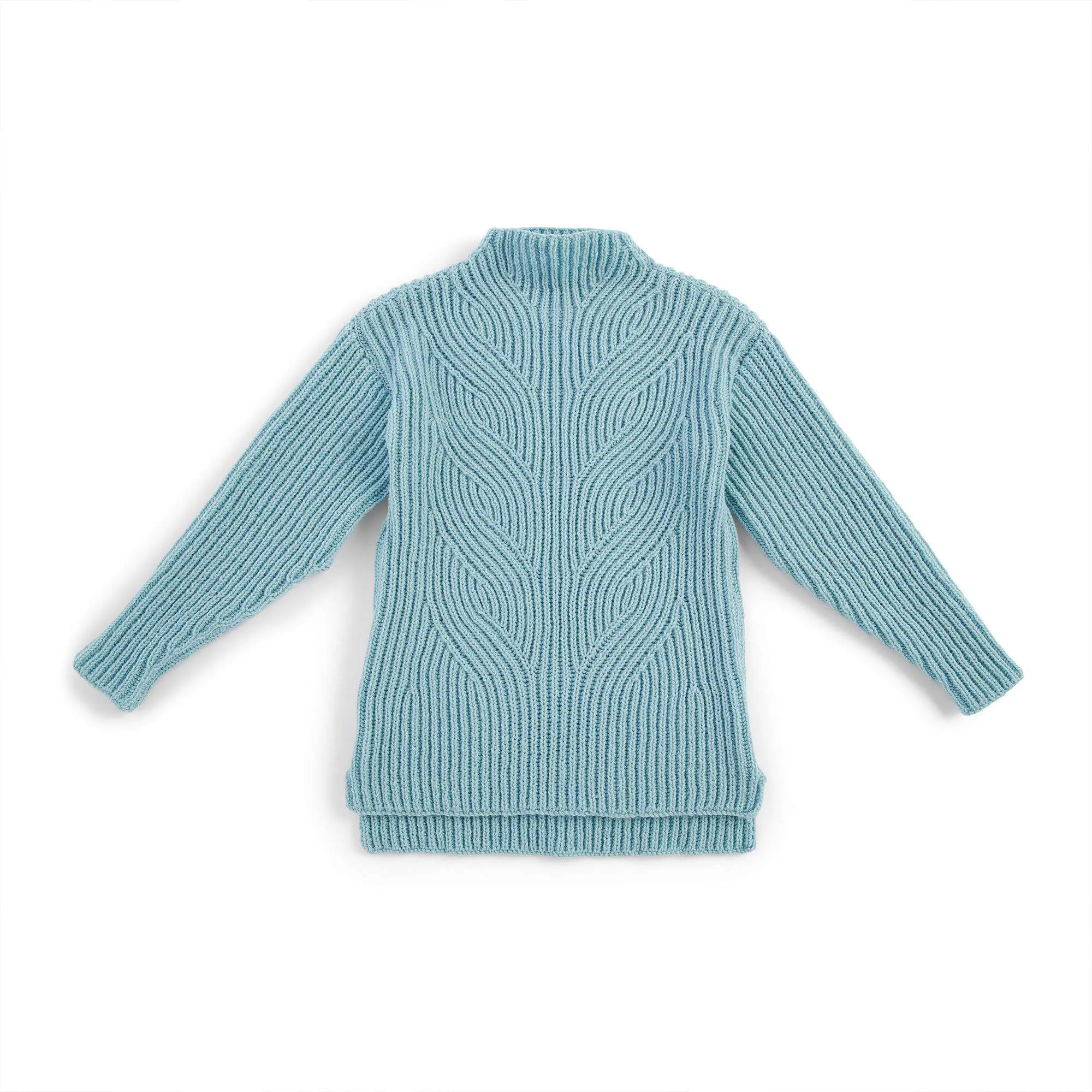 Patons Bayview Brioche Knit Pullover