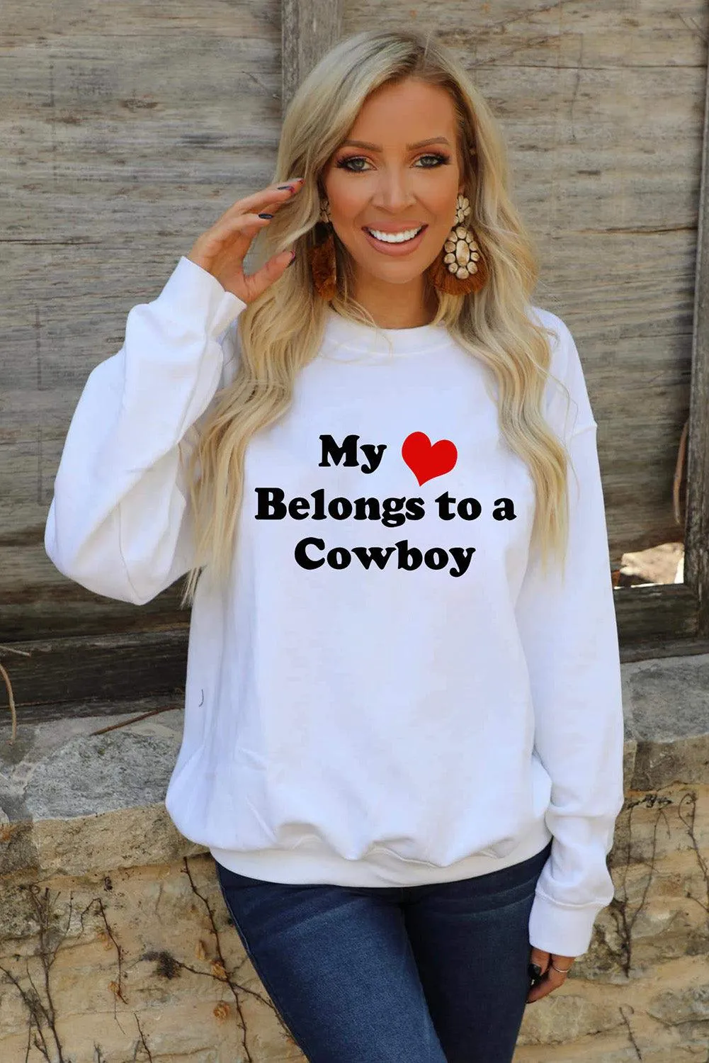 Plain Crew Neck Pullover Sweatshirt