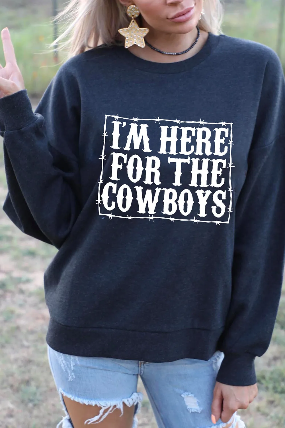 Plain Crew Neck Pullover Sweatshirt