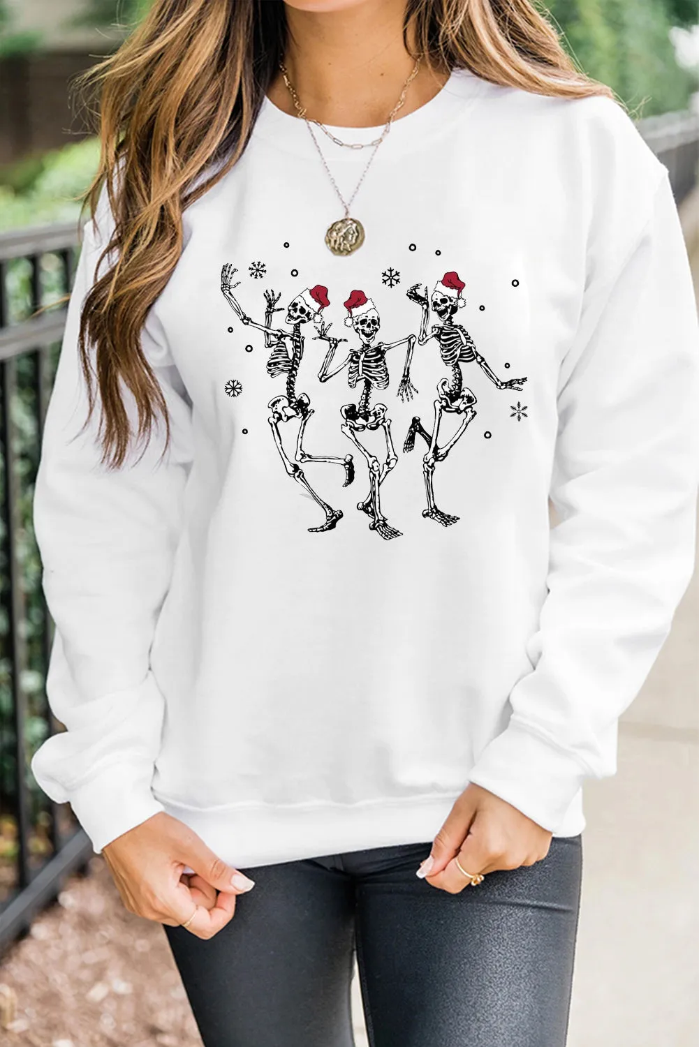 Plain Crew Neck Pullover Sweatshirt