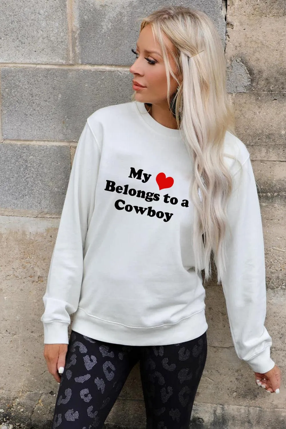 Plain Crew Neck Pullover Sweatshirt