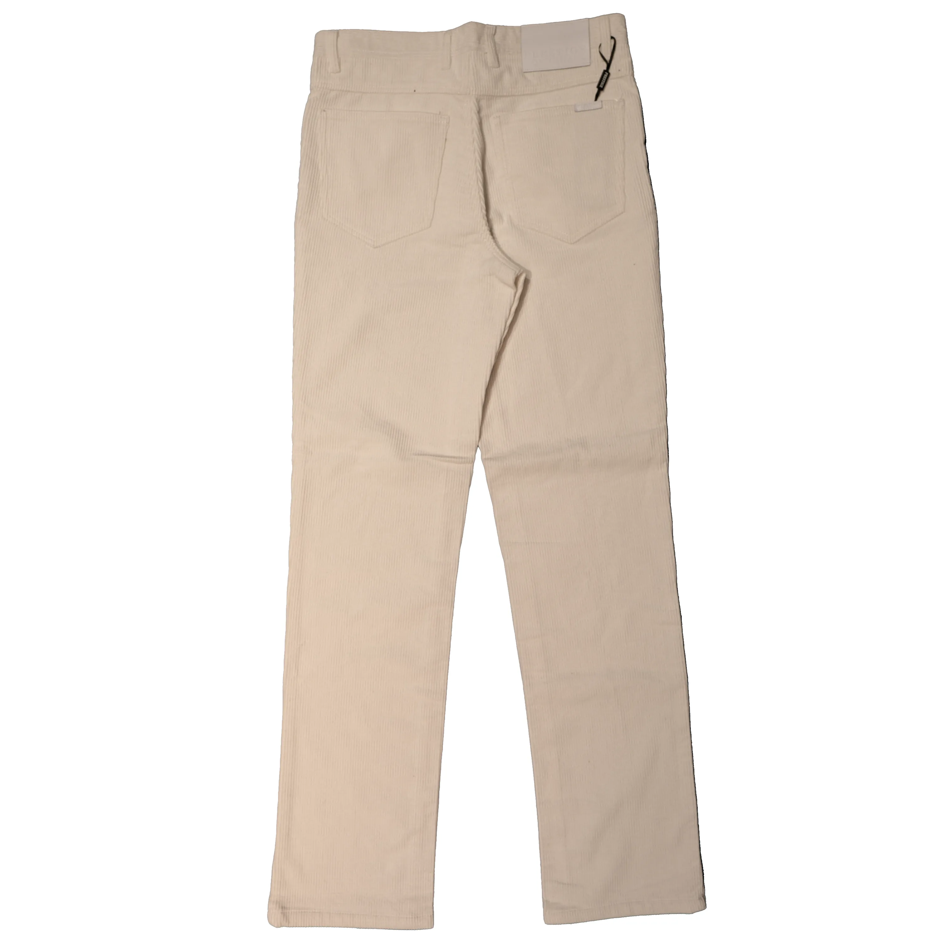 Prestige White Corduroy Pants