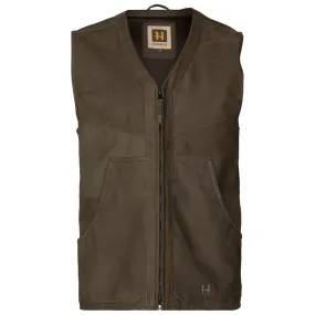 Pro Hunter Leather Waistcoat - Willow Green by Harkila