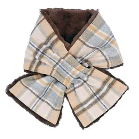 Pull-Thru Scarf - Wool Plaid in Daybreak