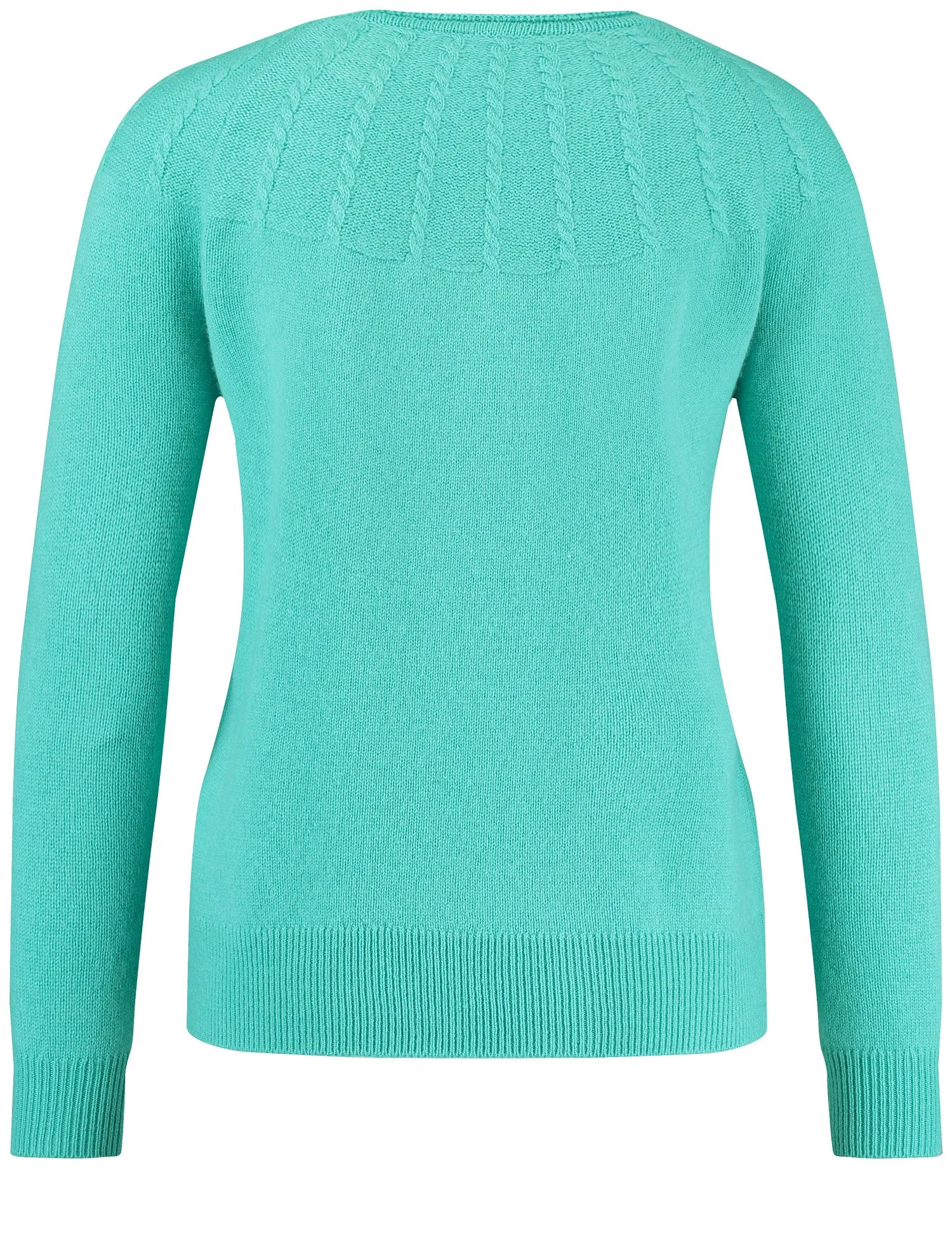 Pullover with a Decorative Knit Pattern