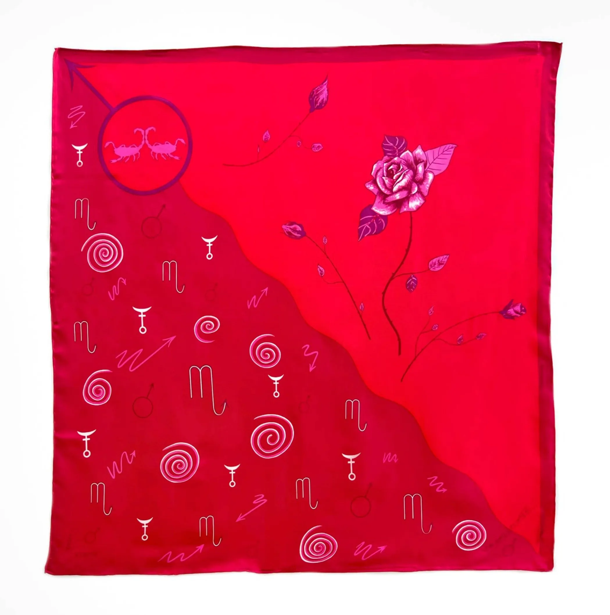 SCORPIO SILK SCARF - JACQUES LECONTE