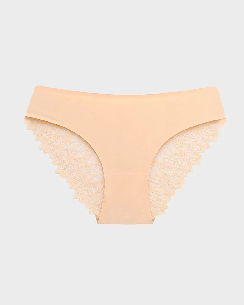 SheCurve® Lace No Show Seamless Cheeky Panty