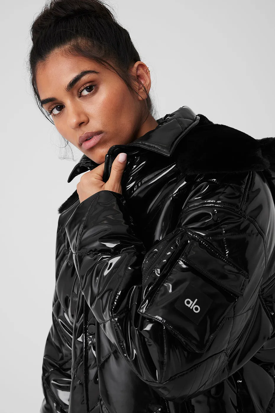 Snomoto Puffer Jacket - Black