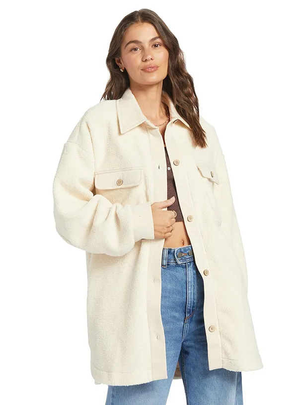 Switch Up Sherpa Fleece Overshirt