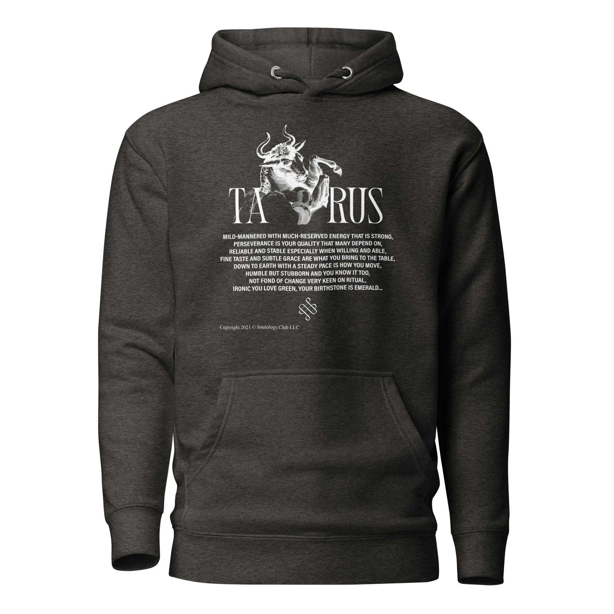 Taurus Unisex Zodiac Poetry Hoodie