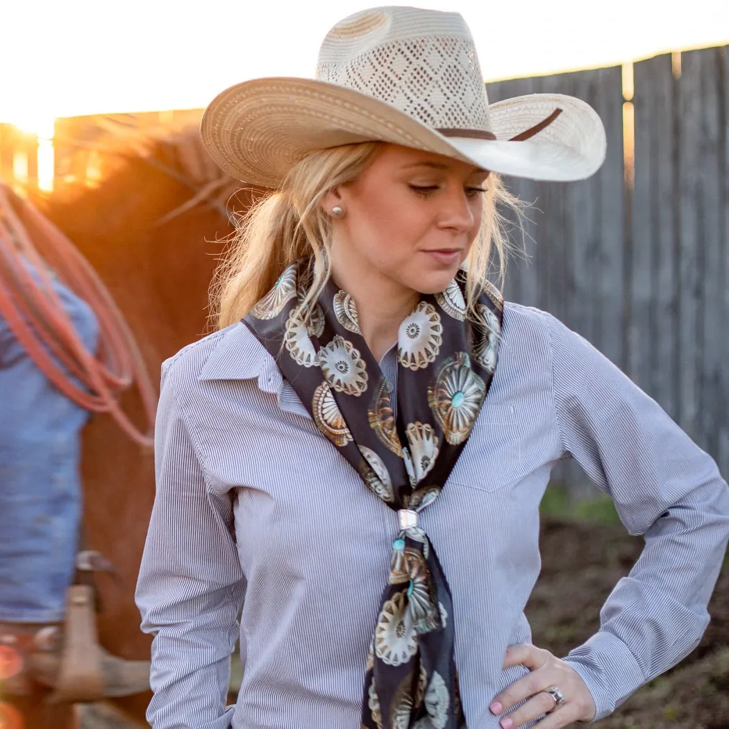 The "Big Concho" Scarf - Black