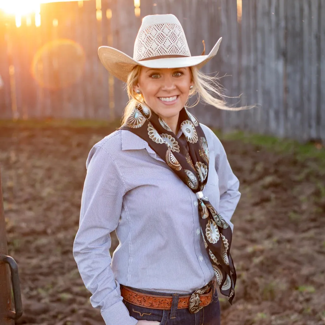 The "Big Concho" Scarf - Black