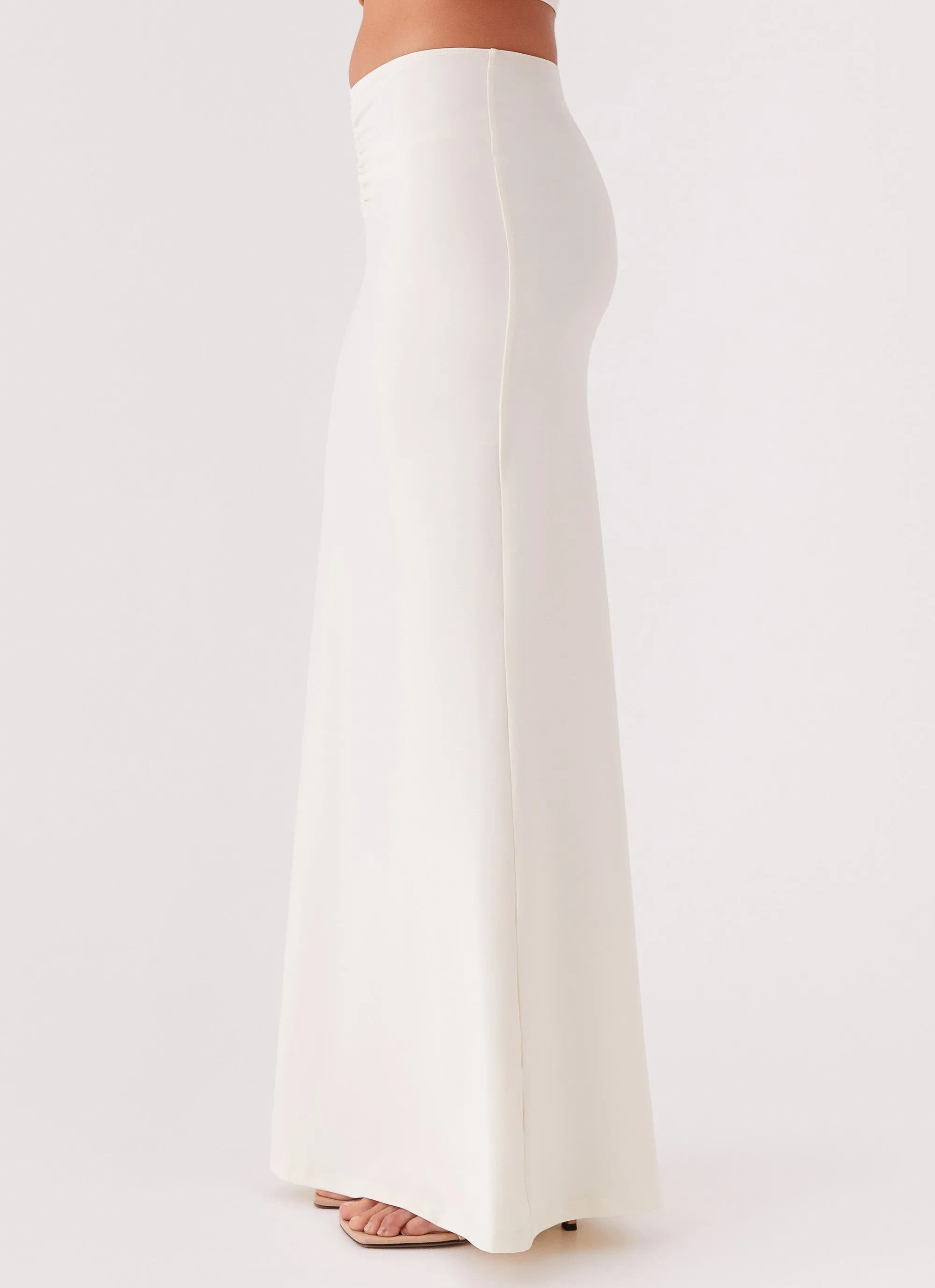 Trixie Maxi Skirt - Ivory