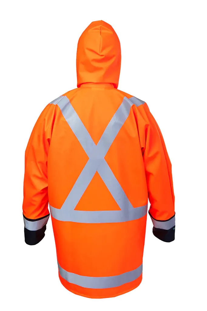 Tufflex Unlined Hi Vis Parka with Ref Tape -  TFH770