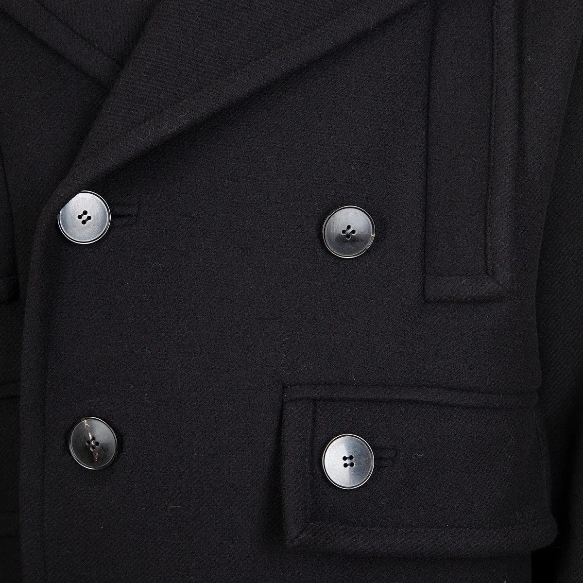 Valentino Doubled Wool Pea Coat