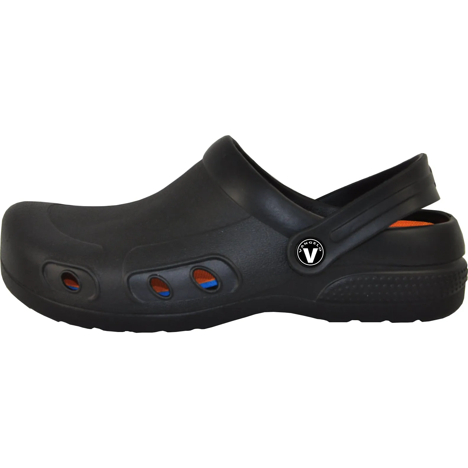 VANGELO Men Slip Resistant Clog RITZ Black