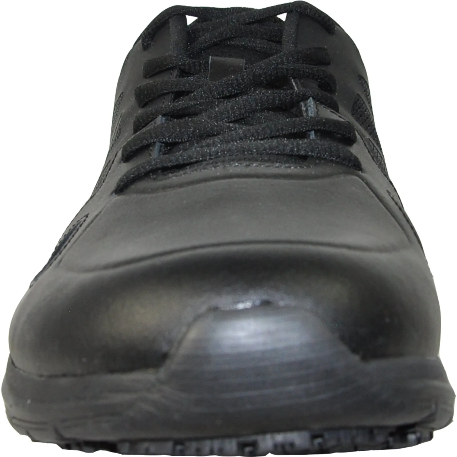 VANGELO Men Slip Resistant Shoe NICK-1 Black  - Wide Width Available