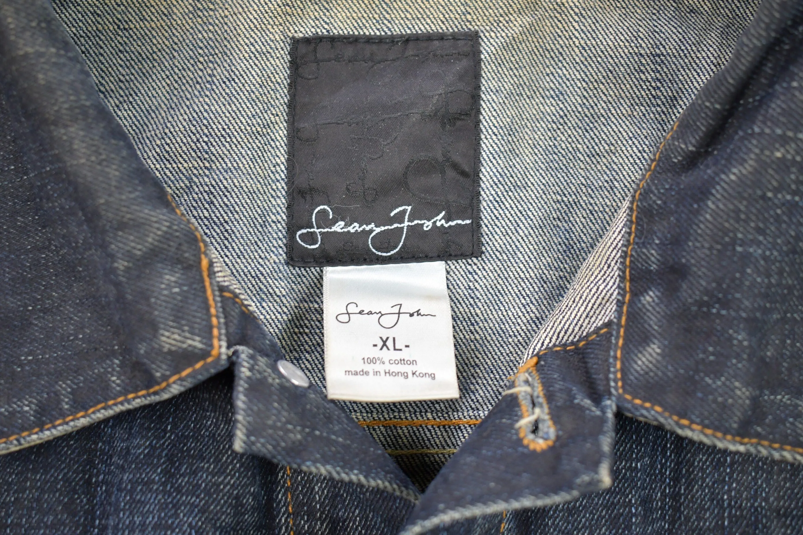 Vintage 1990s Sean John Denim Jean Jacket