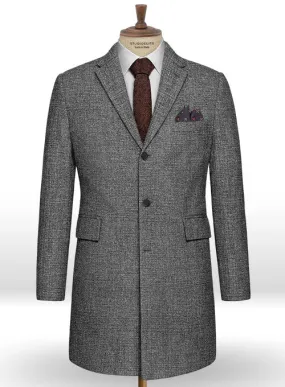 Vintage Glasgow Gray Tweed Overcoat