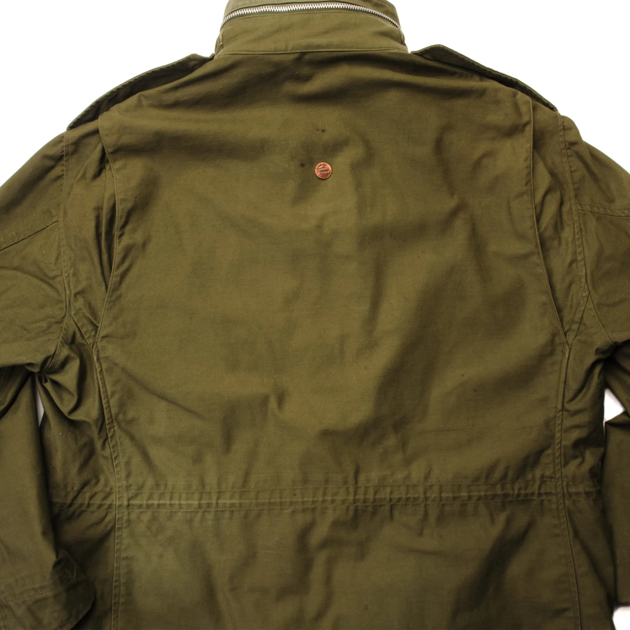 VINTAGE US ARMY M-1965 M65 FIELD JACKET 1968 VIETNAM WAR SIZE XL REGULAR