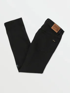 VOLC SOLVER DENIM BLK OUT