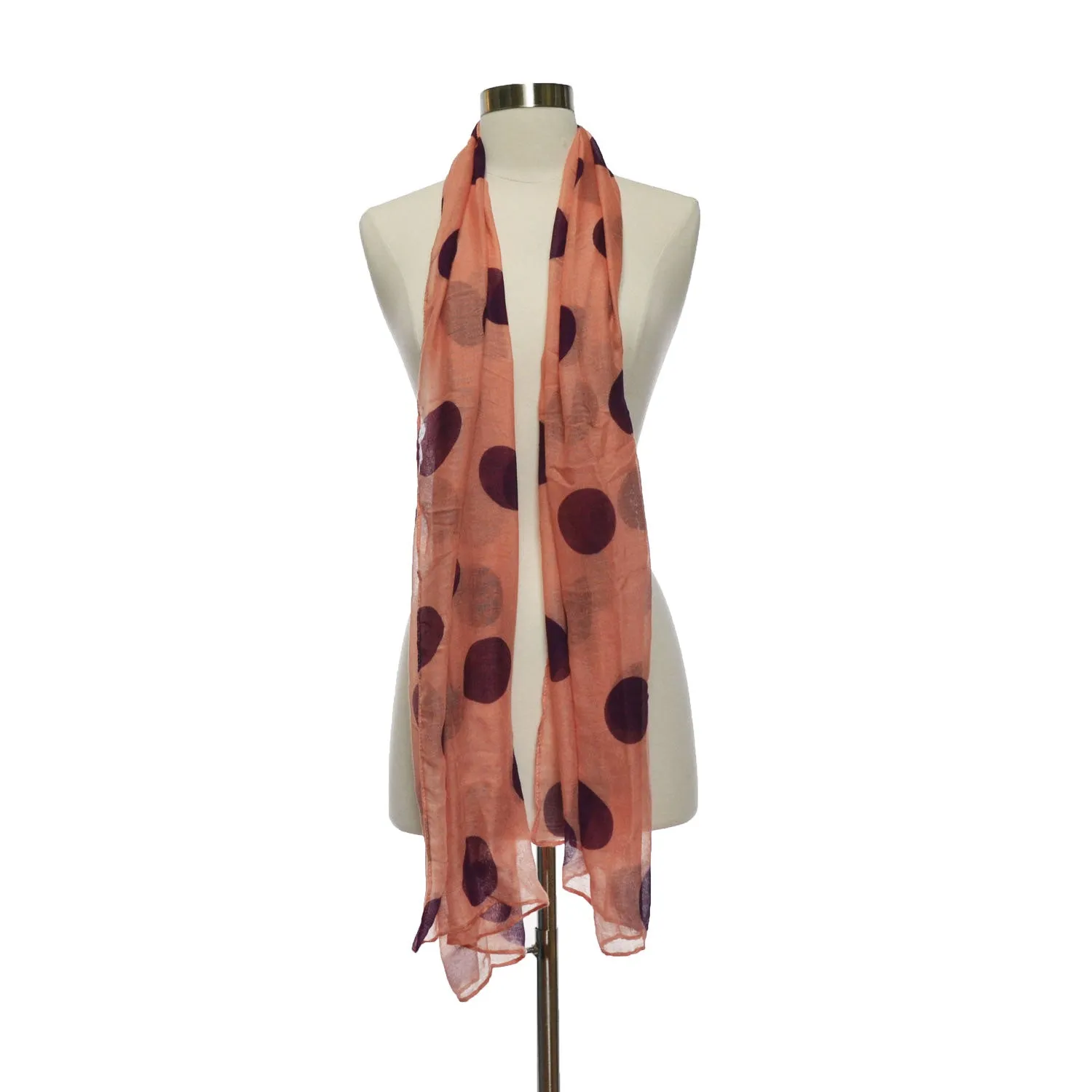 Wide Dot Scarf