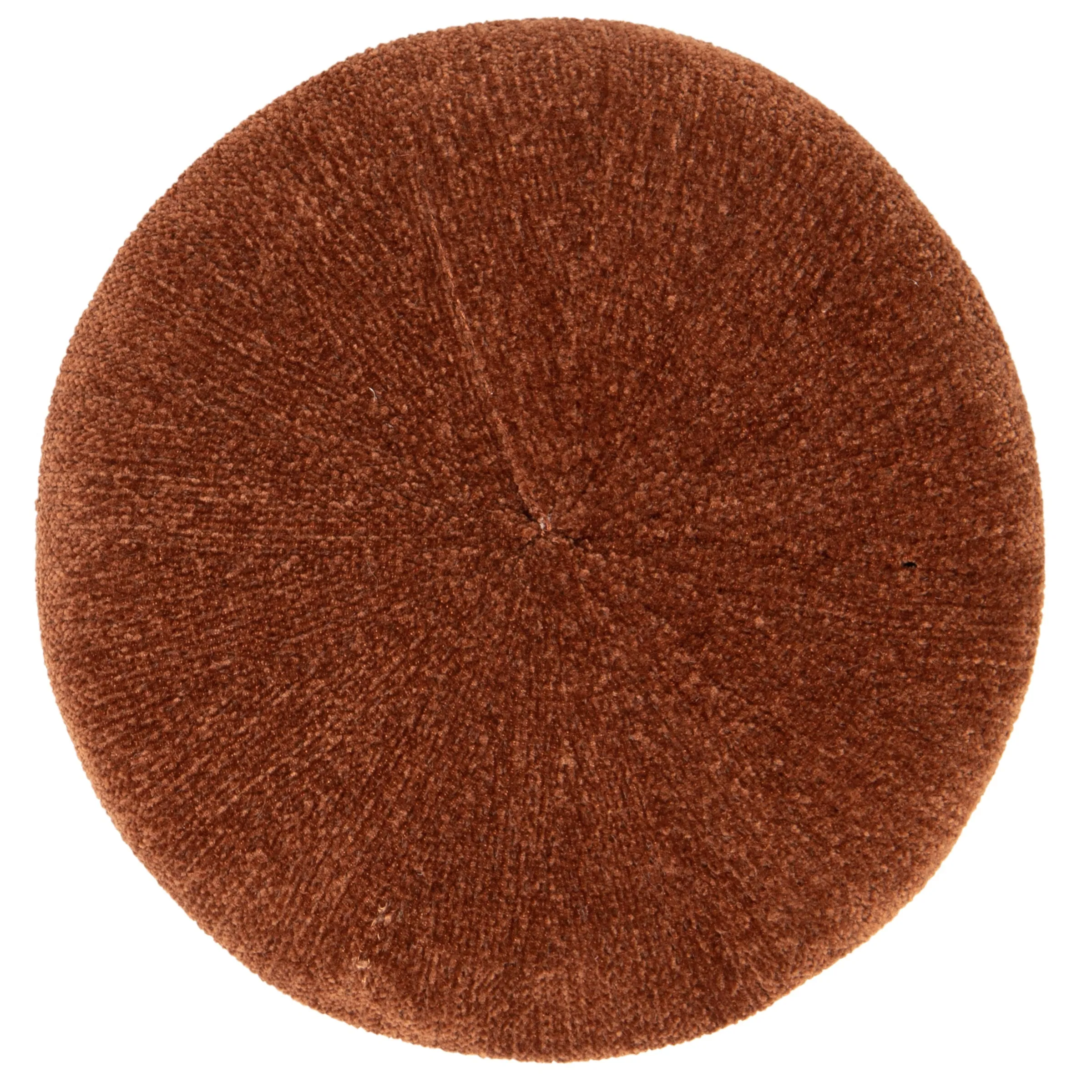 Women's Chenille Beret w/Faux Leather Band