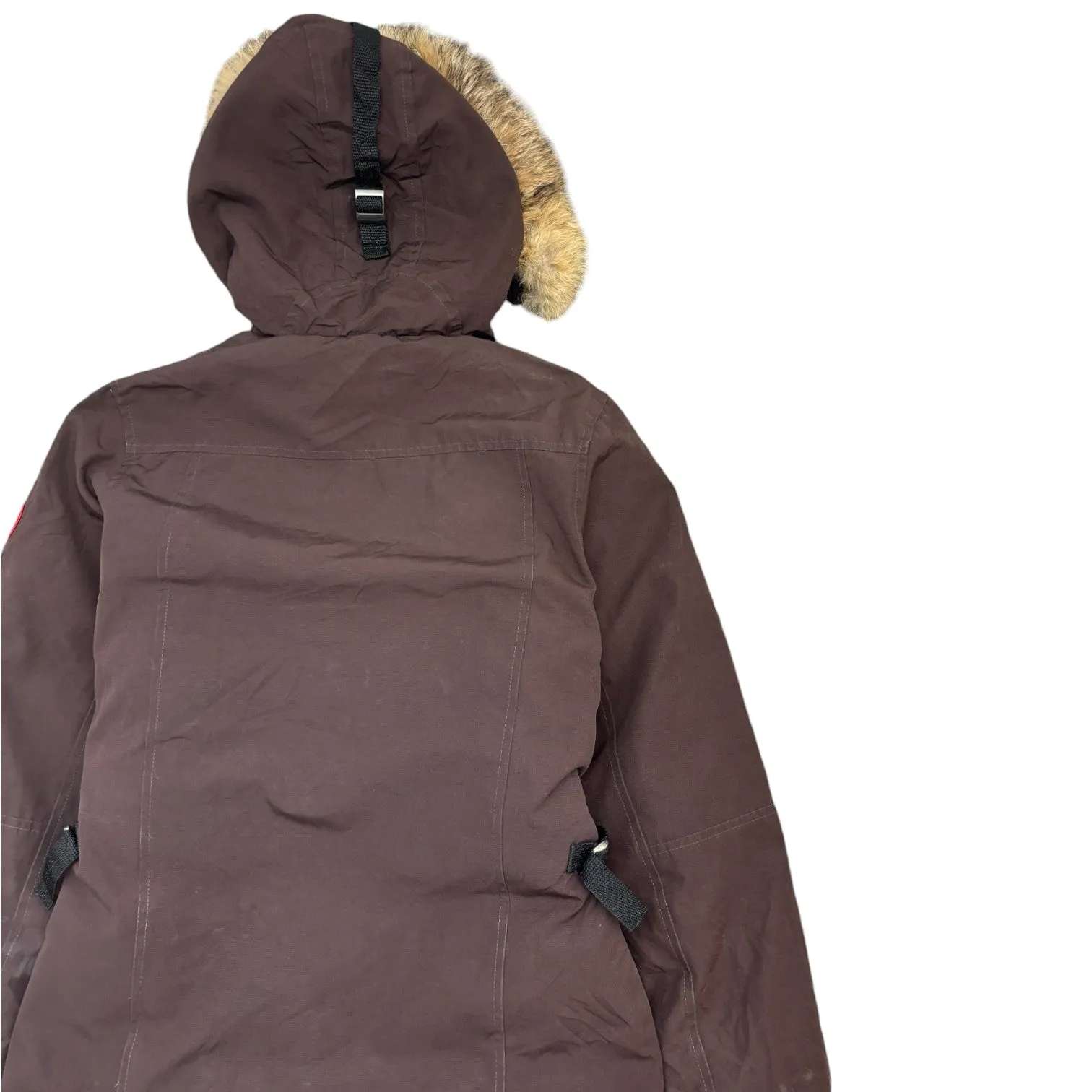 Women's Kensington Parka Down Jacket Brown Size XS