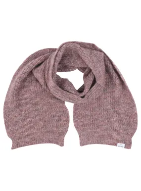 Women's Misty Brushed Wool Blend Cable Knitted Scarf in Pink - Tokyo Laundry