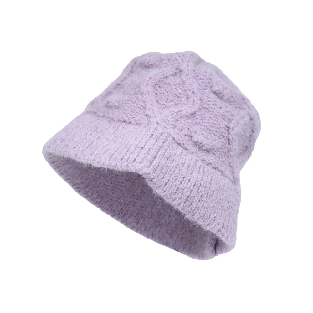 Wool Winter Floppy Short Brim Womens Bowler bucket Hat DWB1443